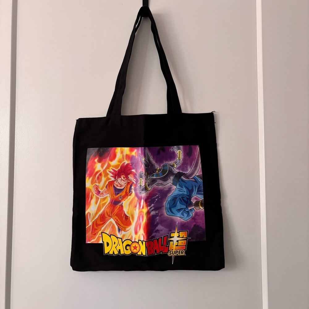 Dragon Ball Super Black Tote Bag
